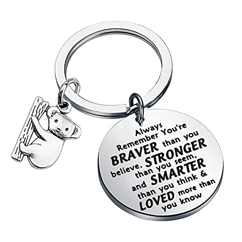 WSNANG Funny Koala Keychain Koala Lover Gifts Koala Bear Jewelry Inspirational Gifts Animal Lover Gifts for Koala Family Friends -silver- WSNANG Funny Koala Keychain Koala Lover Gifts Koala Bear Jewelry Inspirational Gifts Animal Lover Gifts for Koala Family Friends -silver-