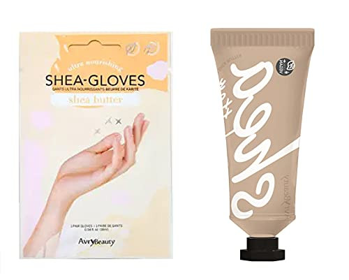 AvryBeauty Ultra Nourishing Shea Gloves w/Avry Natural Moisturizer Hand Lotion -Shea Butter Gloves and Shea Butter Hand Lotion- AvryBeauty Ultra Nourishing Shea Gloves w/Avry Natural Moisturizer Hand Lotion -Shea Butter Gloves and Shea Butter Hand Lotion-