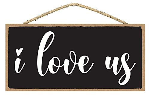 SARAH JOY'S I Love Us Sign - Love Signs for Home Decor - Love Decor - Love Wall Decor - Bedroom Wall Decor for Couples - Signs for Home Decor Wall SARAH JOY'S I Love Us Sign - Love Signs for Home Decor - Love Decor - Love Wall Decor - Bedroom Wall Decor for Couples - Signs for Home Decor Wall
