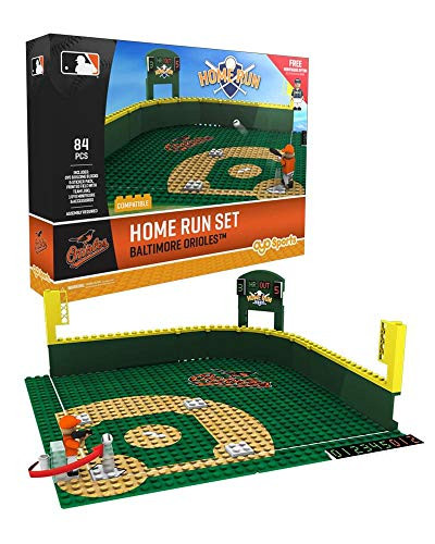 Oyo Sportstoys MLB Baltimore Orioles Home Run Derby Set with Minifigure, Small, White