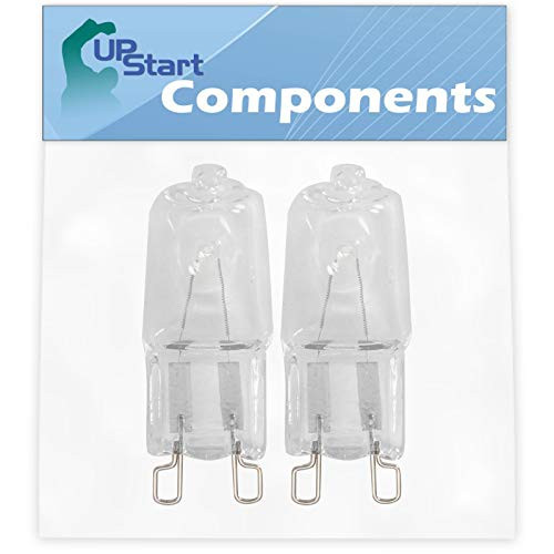 2-Pack W10709921 Microwave Light Bulb Replacement for KitchenAid KHMS2040BSS0 Microwave - Compatible with W10208564 Bulb