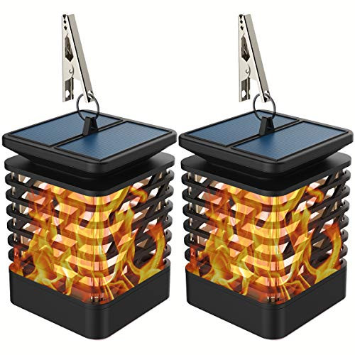 Gold Armour 2 Pack Solar Lights Outdoor - Flickering Flames Torch Solar Path Light - Dancing Flame Lighting 96 LED Dusk to Dawn Flickering Tiki Torches Outdoor Waterproof Garden (2 Pack Lantern) Gold Armour 2 Pack Solar Lights Outdoor - Flickering Flames Torch Solar Path Light - Dancing Flame Lighting 96 LED Dusk to Dawn Flickering Tiki Torches Outdoor Waterproof Garden (2 Pack Lantern)