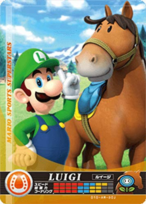 Nintendo Mario Sports Superstars Amiibo Card Horse Racing Luigi for Nintendo Switch, Wii U, and 3DS Nintendo Mario Sports Superstars Amiibo Card Horse Racing Luigi for Nintendo Switch, Wii U, and 3DS