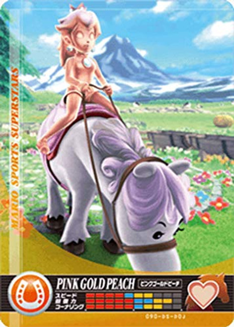 Nintendo Mario Sports Superstars Amiibo Card Horse Racing Pink Gold Peach for Nintendo Switch, Wii U, and 3DS Nintendo Mario Sports Superstars Amiibo Card Horse Racing Pink Gold Peach for Nintendo Switch, Wii U, and 3DS