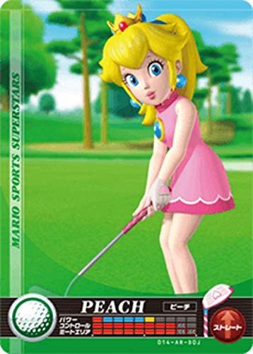 Nintendo Mario Sports Superstars Amiibo Card Golf Peach for Nintendo Switch, Wii U, and 3DS