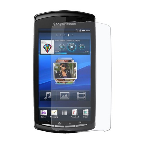 Amzer Anti-Glare Screen Protector with Cleaning Cloth for Sony Ericsson Xperia Play - 1 Pack - Screen Protector - Retail Packaging - Clear