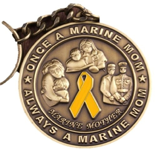 Coins For Anything Inc Marine Mom Keychain