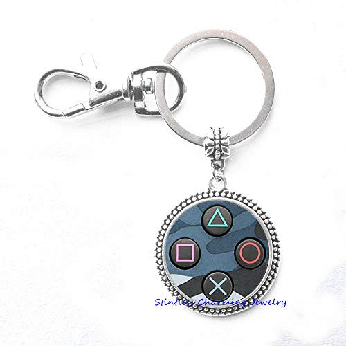 Game Controller Keychain, Gamer Jewellery, Gamer Gift,Controller Key Ring,Player Gamer Friend Gift, Keychain-JV8