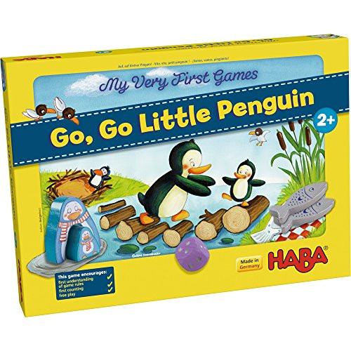 HABA My Very First Games - Go Go Little Penguin! - A First Competitive Game for Ages 2+ (Made in Germany)
