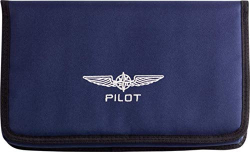DESIGN 4 PILOTS Aviation Pilot Document Pouch DOCUBAG in Blue, Aviation documents Holder for vfr ifr Charts Wallet, Pilot Gift