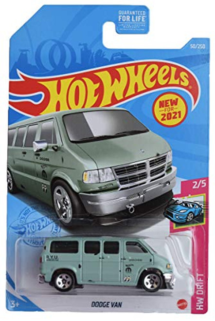 DieCast Hotwheels -Dodge Van-, Drift 2/5 -Ship in Kar Keeper- DieCast Hotwheels -Dodge Van-, Drift 2/5 -Ship in Kar Keeper-