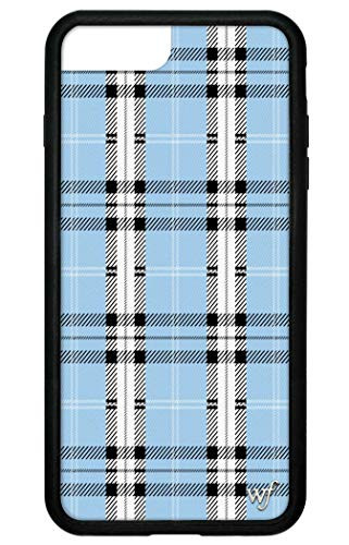 Wildflower Limited Edition iPhone Case for iPhone 6 Plus, 7 Plus, or 8 Plus (Blue Plaid)