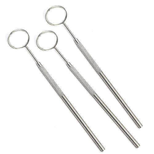 DDP 3x Dental Examination Mirror 5 with Premium Handle Diagnostic Instruments DDP 3x Dental Examination Mirror 5 with Premium Handle Diagnostic Instruments