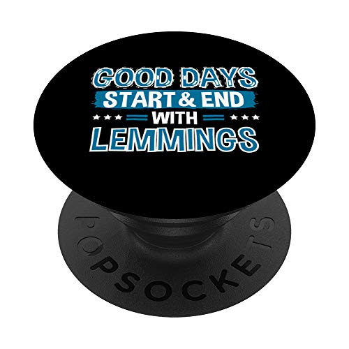 LEMMINGS Lover Clothes Animal Quote Gift Lemming PopSockets Grip and Stand for Phones and Tablets LEMMINGS Lover Clothes Animal Quote Gift Lemming PopSockets Grip and Stand for Phones and Tablets