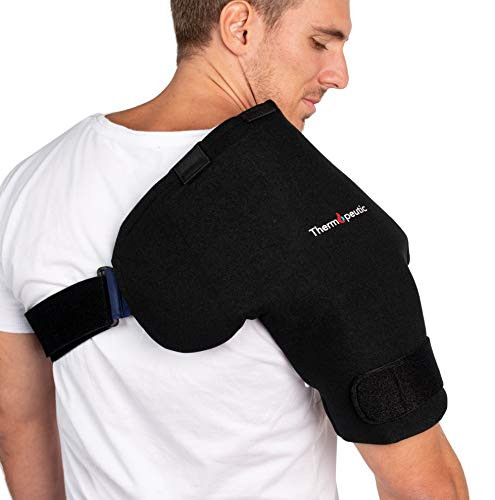 Shoulder Compression Ice/ Hot/ Cold Gel Wrap for Shoulder Injuries (Medium to Large Frame Fit