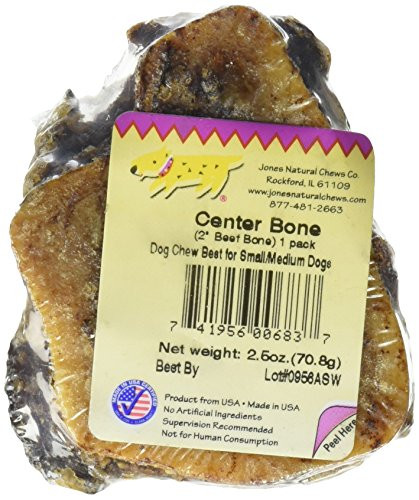 Jones Natural Chews 2in Center Bones 1 pk Shrinkwrap