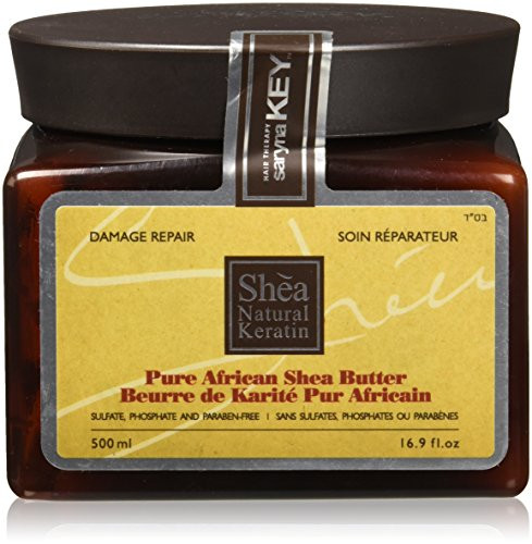 Saryna Key Damage Repair Shea Butter, Pure African Shea Butter for Natural Skin and Hair Moisturizer, Organic African Shea Butter - 500ml/ 16.9 FL.oz