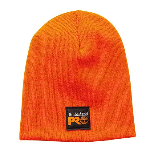 Timberland PRO unisex adult Beanie Hat, Pro Orange, One Size US Timberland PRO unisex adult Beanie Hat, Pro Orange, One Size US