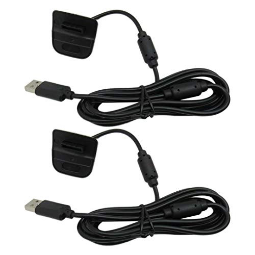 Xspeedonline Wireless Game Controller USB Charging Cable Fits for Microsoft Xbox 360, Xbox 360 Slim Not Fits for Microsoft Xbox, Xbox One