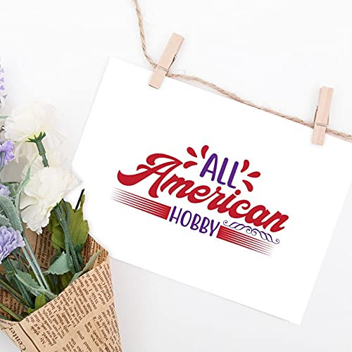 All American Hobby Greeting Card,Blank Note cards and Envelopes Set for All Occasion Greeting Cards,Gift for Mother's Day, Father's Day, Christmas, Thanksgiving, Halloween, Valentine's Day, Birthday,