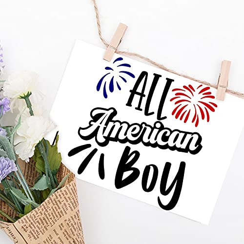 All American Boy Greeting Card,Blank Note cards and Envelopes Set for All Occasion Greeting Cards,Gift for Mother's Day, Father's Day, Christmas, Thanksgiving, Halloween, Valentine's Day, Birthday, Ho