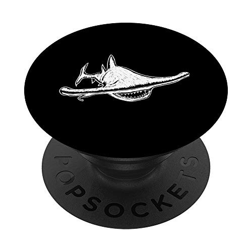Hammerhead Shark Art Sketch Clothes Shark Outfit Gift Shark PopSockets Grip and Stand for Phones and Tablets
