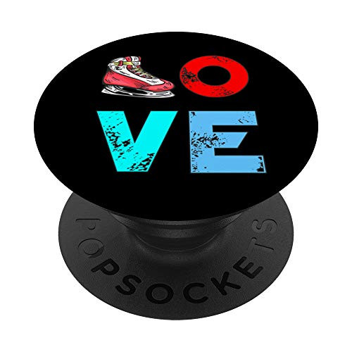 Love Ice Skater Gift Ice Skating Figure Skating PopSockets Grip and Stand for Phones and Tablets Love Ice Skater Gift Ice Skating Figure Skating PopSockets Grip and Stand for Phones and Tablets