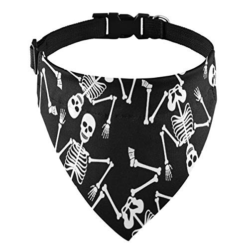 MCHIVER Dog Bandana Adjustable Triangle Scarfs - Ghostly Dead Figure Halloween Triangle Pet Bibs Reversible Dog Scarf Collar Scarf for Dogs Cats Pets MCHIVER Dog Bandana Adjustable Triangle Scarfs - Ghostly Dead Figure Halloween Triangle Pet Bibs Reversible Dog Scarf Collar Scarf for Dogs Cats Pets