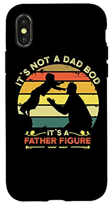 iPhone X/XS Not A Dad Bod It's A Father Figure Funny Vintage Fathers Day Case iPhone X/XS Not A Dad Bod It's A Father Figure Funny Vintage Fathers Day Case