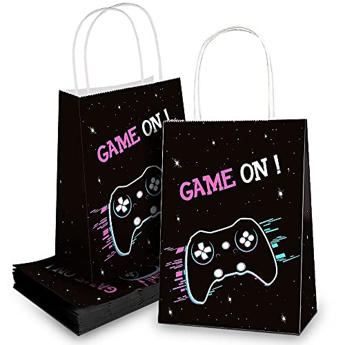 Video Game Party Bags,Birthday Party Decorations for Boys Girls, Game on Party Bags for Boys,Video Game Goodie Bag,Candy Bag, Treat Bag for Party Supplies 12Pack Video Game Party Bags,Birthday Party Decorations for Boys Girls, Game on Party Bags for Boys,Video Game Goodie Bag,Candy Bag, Treat Bag for Party Supplies 12Pack