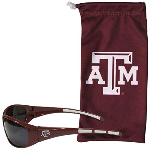 NCAA Texas A and M Aggies Wrap Sunglasses, Maroon
