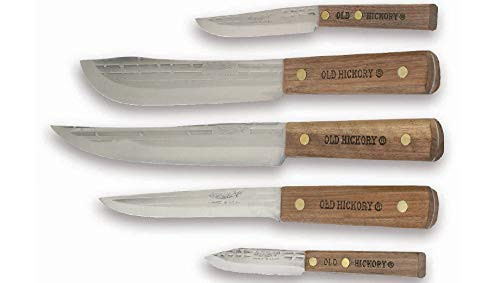 Ontario Knife Co. 5-Piece Old Hickory Knife Set 705 (Renewed)