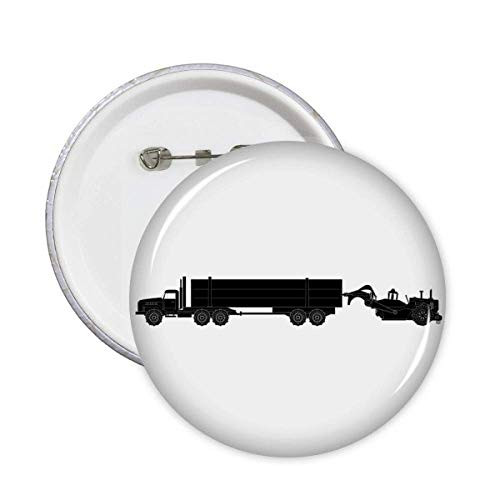 Connecting Functional Vehicle Freight Transportation Pins Badge Button Emblem Accessory Decoration 5pcs