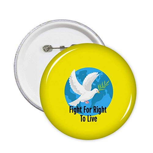 Independent American Right Freedom Life Pins Badge Button Emblem Accessory Decoration 5pcs