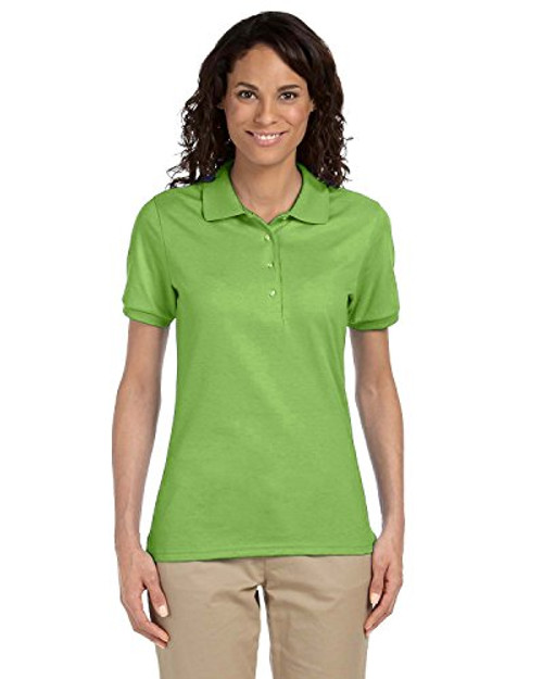 Jerzees 5.6 oz. 50/50 Jersey Polo with SpotShield -437W- Kiwi Green, 2XL