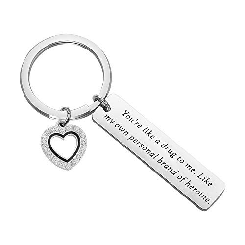 Twilight Inspired Jewelry Youre Like A Drug To Me Keychain Bella Edward Vampire Gift -Drug To Me K- Twilight Inspired Jewelry Youre Like A Drug To Me Keychain Bella Edward Vampire Gift -Drug To Me K-