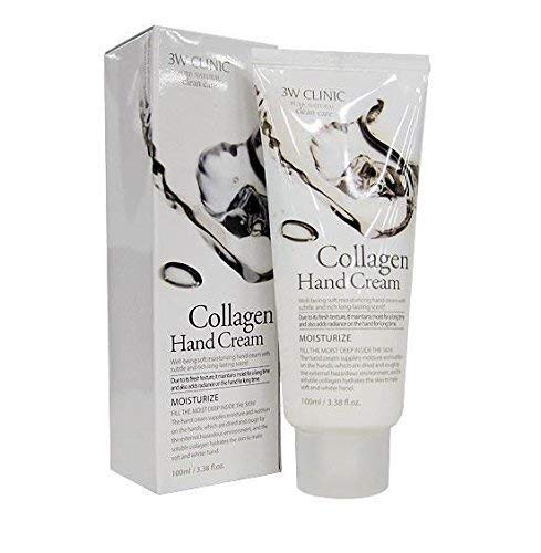 3W Clinic Pure Natural Clean Care Collagen Hand Cream -100ml-