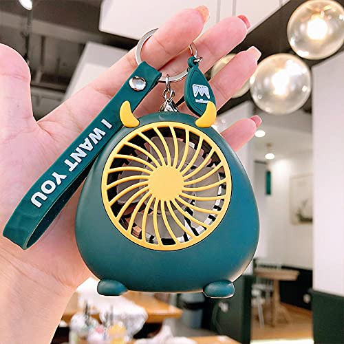 Handheld small fan cute mute usb fan with night light student desktop mini portable portable rechargeable handheld electric fan