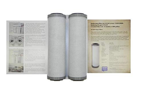 Compatible GE FX12P Pre  and  Post Replacement Filter cartridges, 2 Filters for GE GXRM10RBL RO System Alton Brand Commercial Grade Extended Service Life Compatible to FX12P FX12M