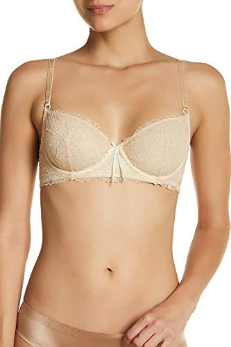 Heidi Klum Heidi Natural French Lace Bra-TAUPE-32A