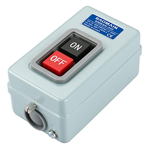 Baomain Self-Locking Push Button Switch CBSN-330 ON/Off 3 Phase 380VAC 30A