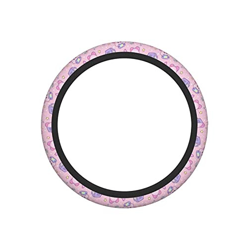 MKLJN Kirby Universal Steering Wheel Cover, Non-Slip Elasticity, Stylish Steering Wheel Cover 15 Inches MKLJN Kirby Universal Steering Wheel Cover, Non-Slip Elasticity, Stylish Steering Wheel Cover 15 Inches