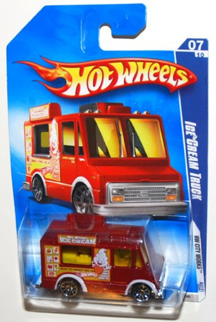 Hot Wheels 2009 City Works, 1983 Ice Cream Truck 07 of 10, 113/190 -1 Each- Hot Wheels 2009 City Works, 1983 Ice Cream Truck 07 of 10, 113/190 -1 Each-