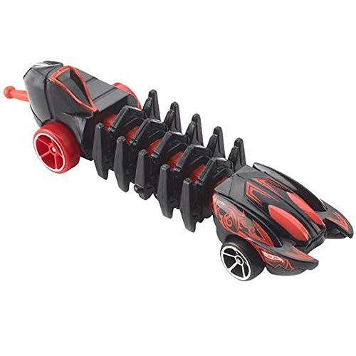Hot Wheels Mutant Machines ~ Scorpedo ~ Black and Red ~ BBY88 ~ Unique Slithering Action Car