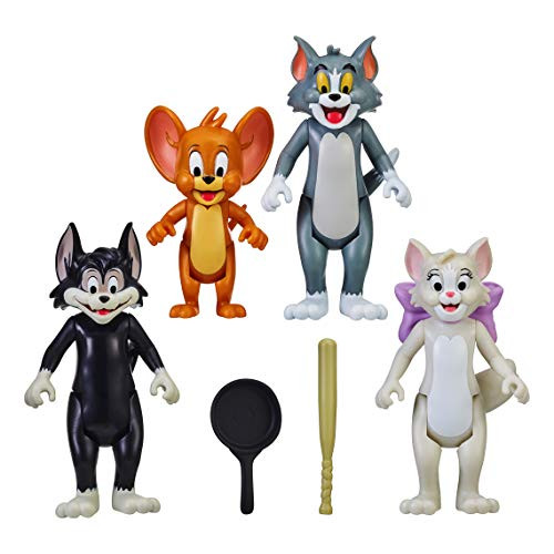 Tom  and  Jerry 3"" Figure - Four Pack, Multicolor