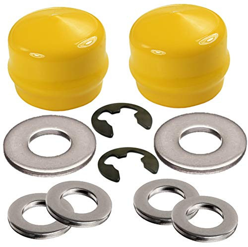 HD Switch Front Wheel Bearing Hardware Kit Fits John Deere LX255 LX266 LX277 LX279 LX280 LX288 LX289 w/Free HUB CAPS