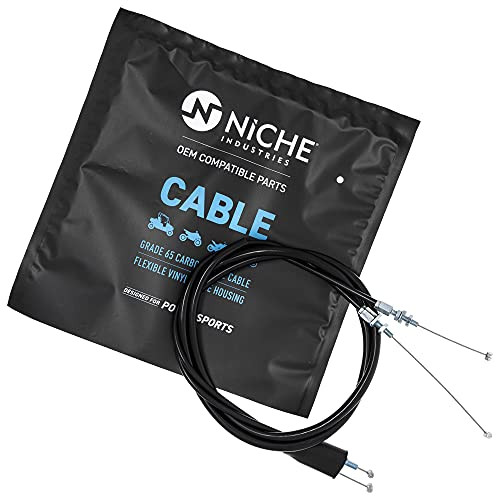 NICHE Push Pull Throttle Cable for Honda CRF250R CRF250X CRF450R CRF450X 2002-2013 17910-KRN-000 plus17920-KRN-000