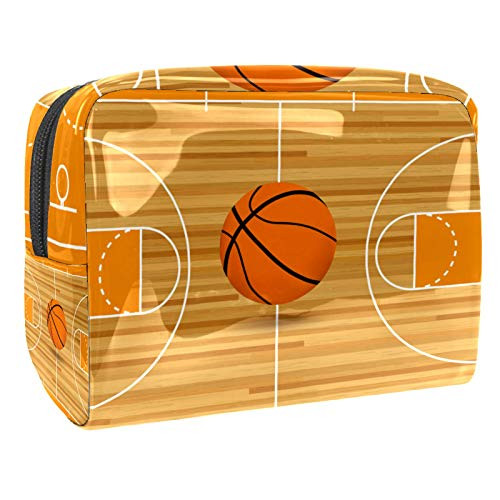 Basketball Field Orange Toiletry Bag Travel Organizer, Lightweight, Large Capacity, Travel Toiletry Wash Bag Makeup bag PVC Makeup Bag Pouch Purse Coin Bag Basketball Field Orange Toiletry Bag Travel Organizer, Lightweight, Large Capacity, Travel Toiletry Wash Bag Makeup bag PVC Makeup Bag Pouch Purse Coin Bag