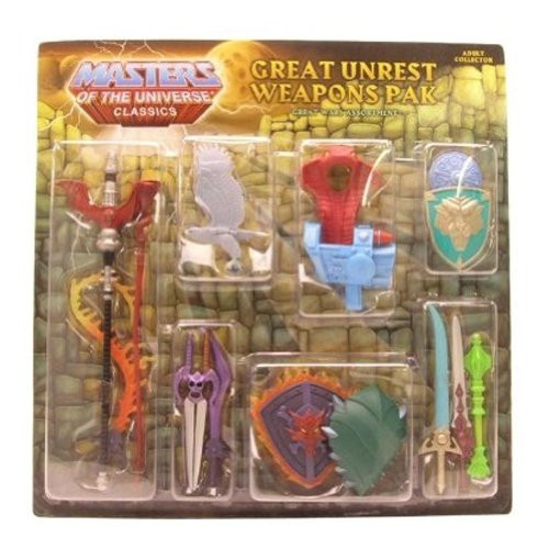 He-Man Masters of the Universe Classics Exclusive Weapons Pak Great Unrest