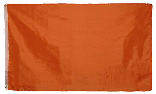 AES 3x5 Orange Plain Solid Color Premium Quality Fade Resistant Flag House Banner Grommets Super Polyester 3'x5' AES 3x5 Orange Plain Solid Color Premium Quality Fade Resistant Flag House Banner Grommets Super Polyester 3'x5'